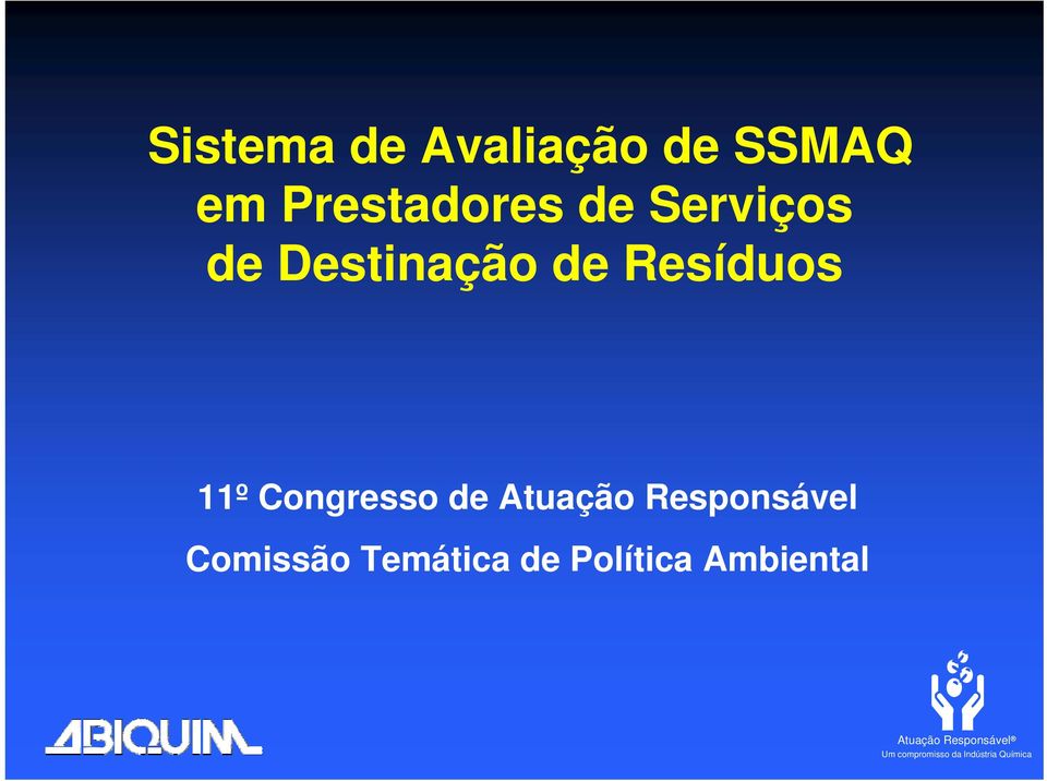 Congresso de Atuação Responsável