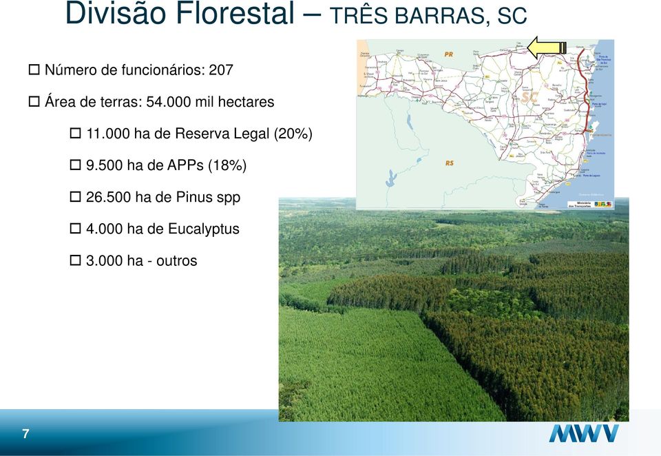 000 mil hectares 11.000 ha de Reserva Legal (20%) 9.