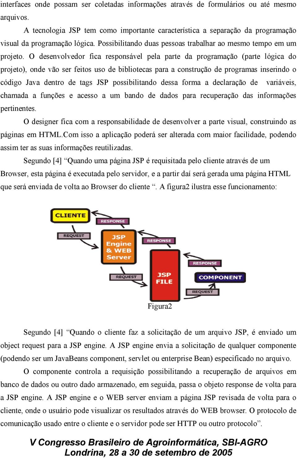 O desenvolvedor fica responsável pela parte da programação (parte lógica do projeto), onde vão ser feitos uso de bibliotecas para a construção de programas inserindo o código Java dentro de tags JSP