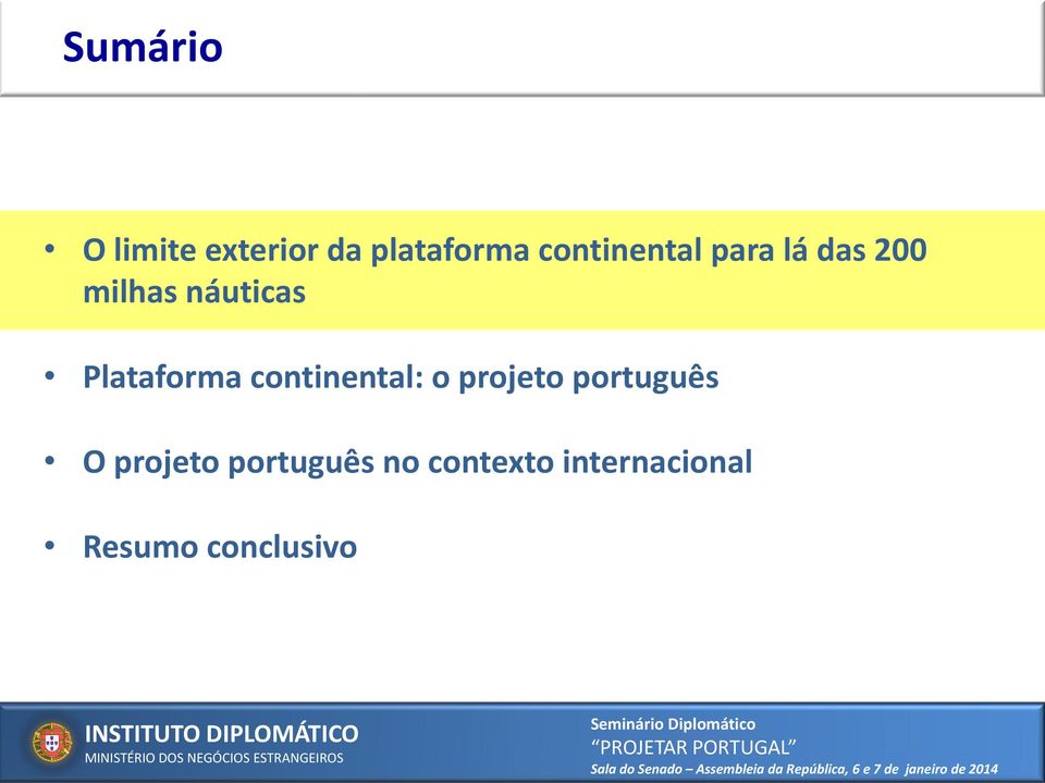 o projeto português O projeto português no contexto