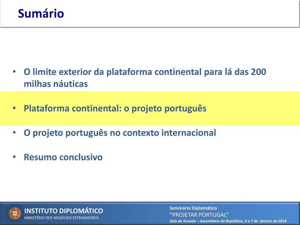 o projeto português O projeto português no contexto
