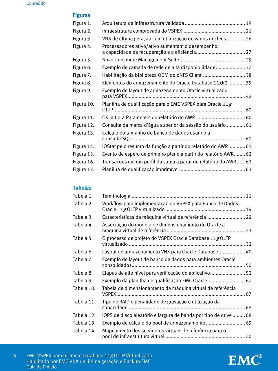 Exemplo de camada de rede de alta disponibilidade... 37 Figura 7. Habilitação da biblioteca ODM do dnfs Client... 38 Figura 8. Elementos do armazenamento do Oracle Database 11gR2... 39 Figura 9.