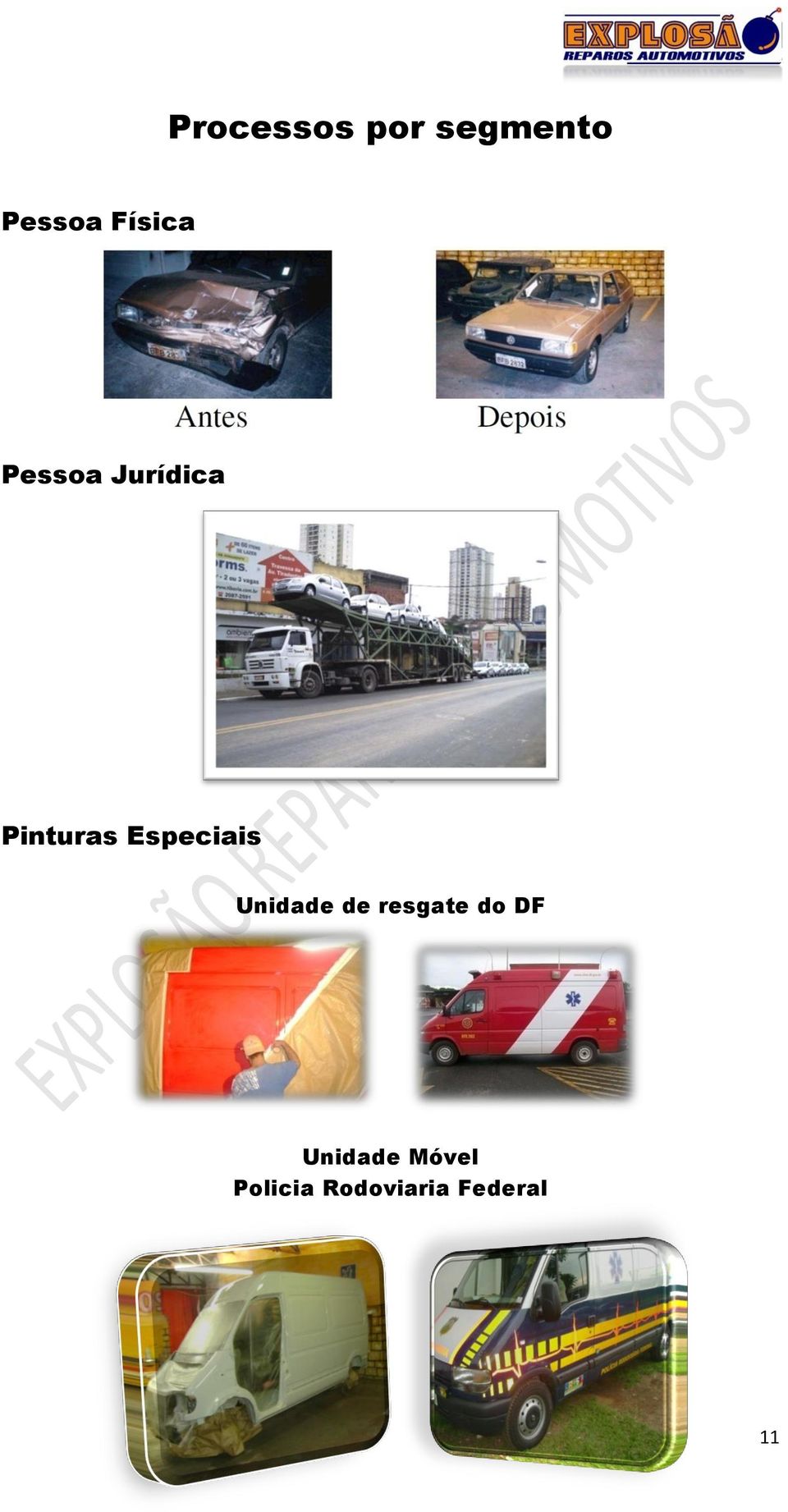 Especiais Unidade de resgate do DF