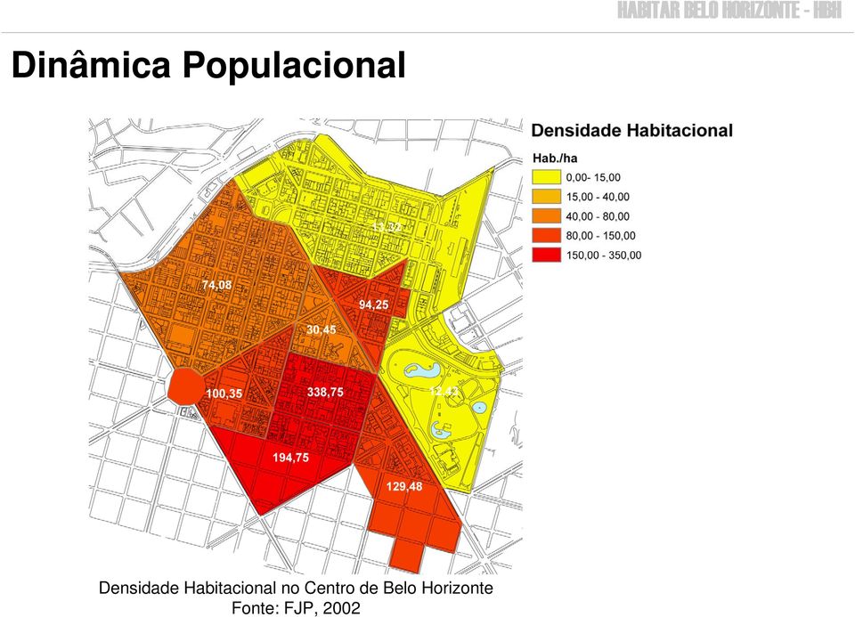 Densidade Habitacional no