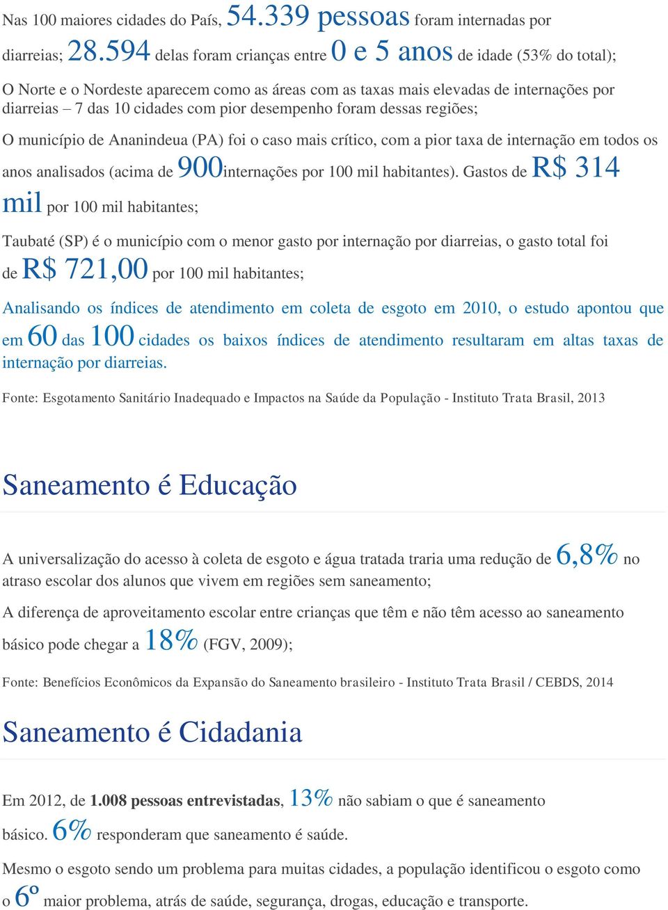 desempenho foram dessas regiões; O município de Ananindeua (PA) foi o caso mais crítico, com a pior taxa de internação em todos os anos analisados (acima de 900internações por 100 mil habitantes).