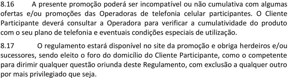 especiais de utilização. 8.