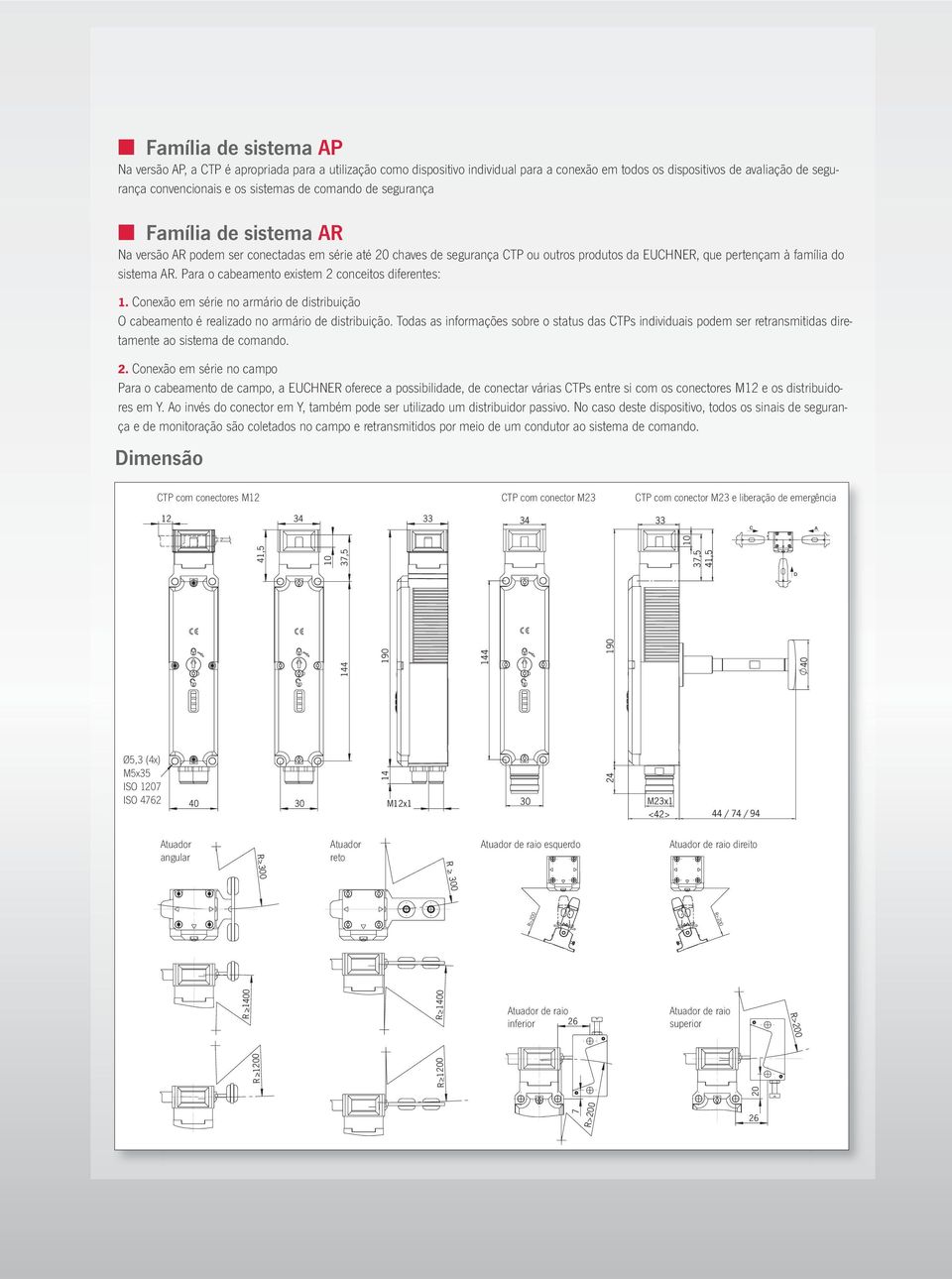 Para o cabeamento existem 2 conceitos diferentes: 1. Conexão em série no armário de distribuição O cabeamento é realizado no armário de distribuição.