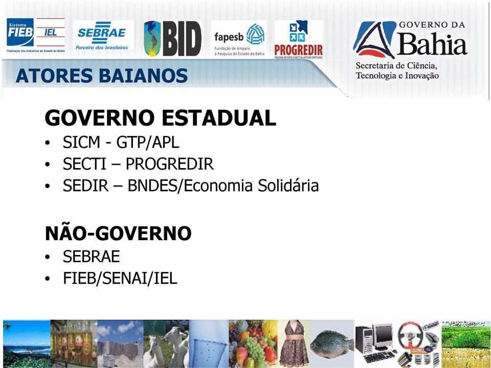 SEDIR BNDES/Economia Solidária