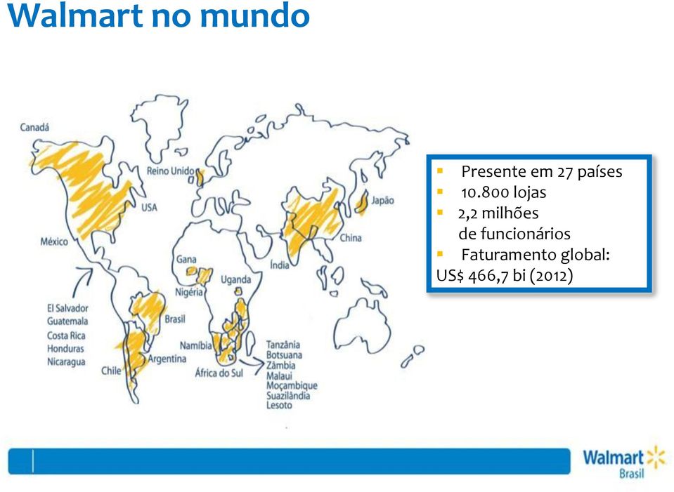 800 lojas 2,2 milhões de