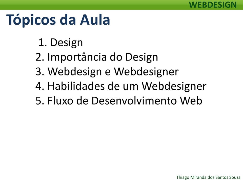 Webdesign e Webdesigner 4.