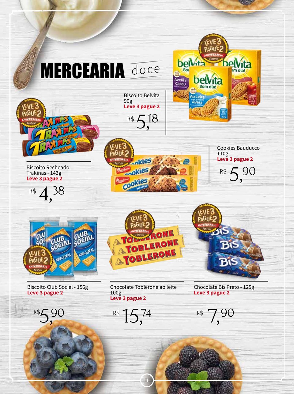 Cookies Bauducco 110g Itens diverso 5, 90 Perecíveis Biscoito Club Social -