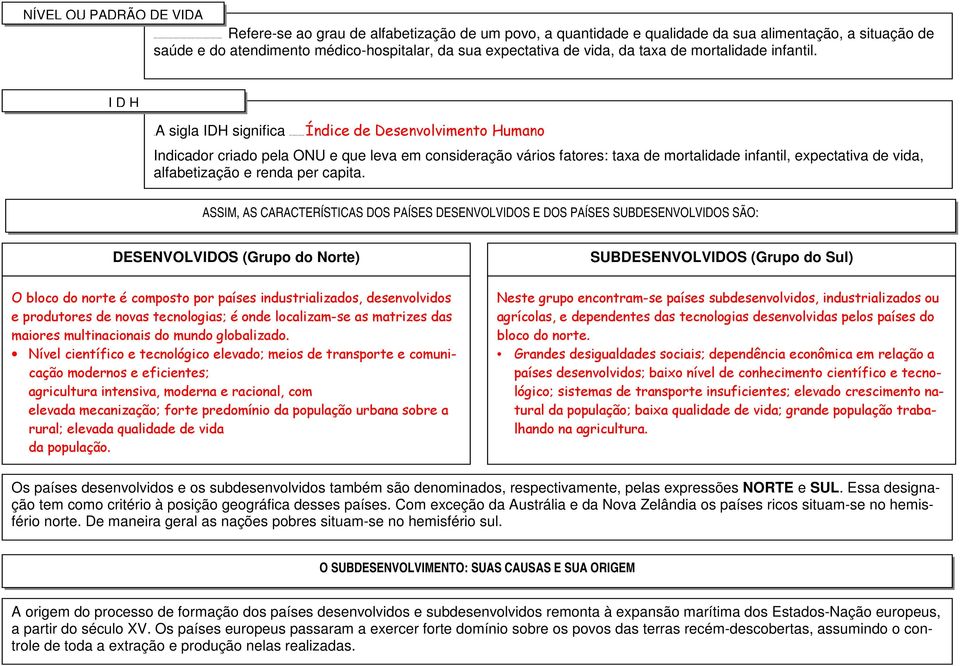 mortalidade infantil. I D H.A sigla IDH significa.