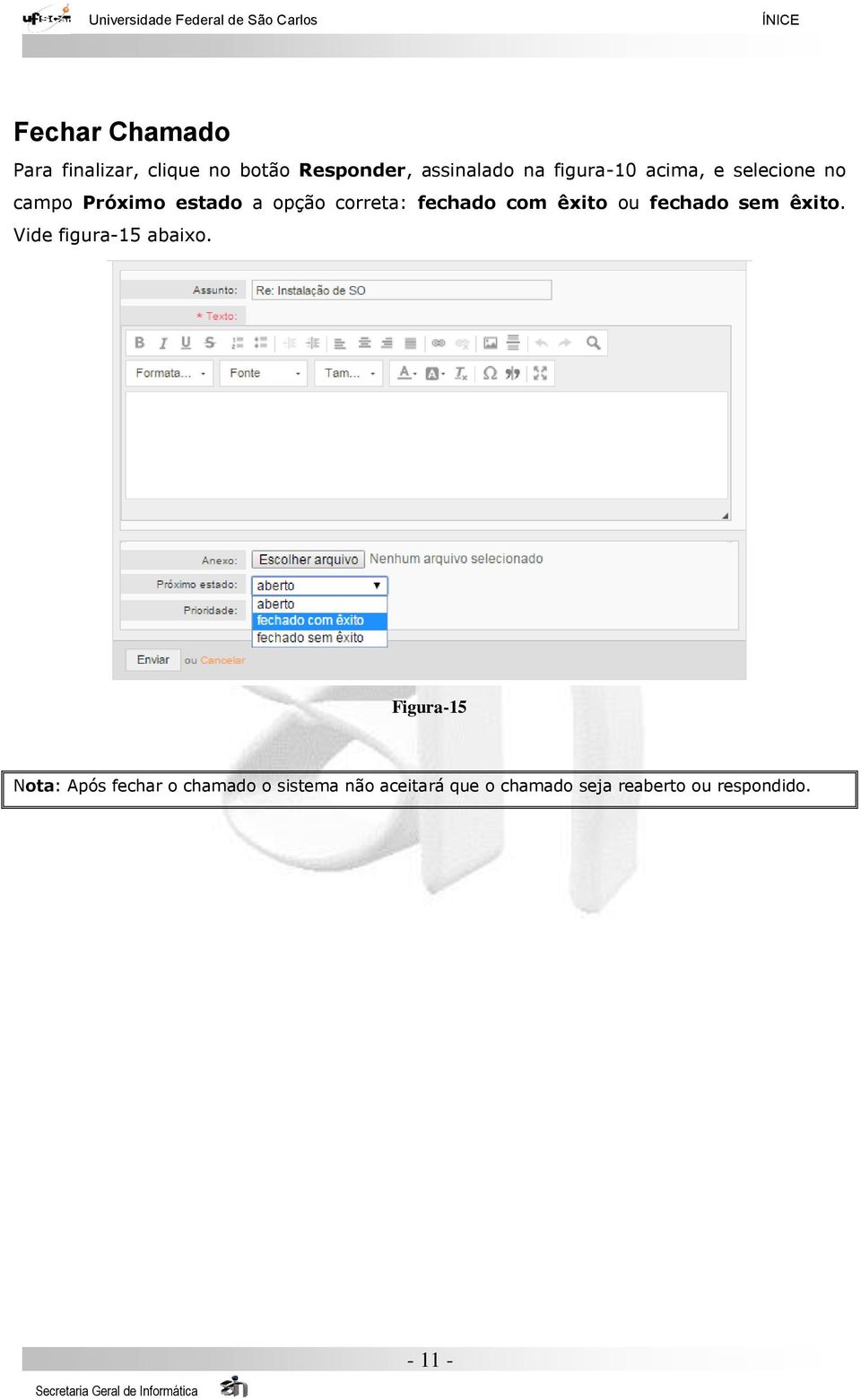 com êxito ou fechado sem êxito. Vide figura-15 abaixo.