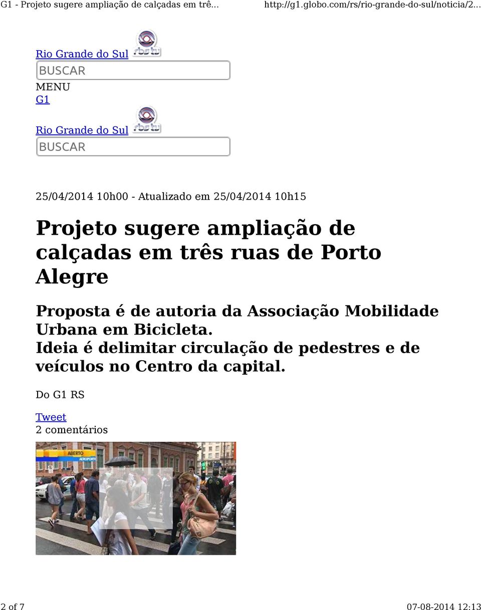 Associação Mobilidade Urbana em Bicicleta.