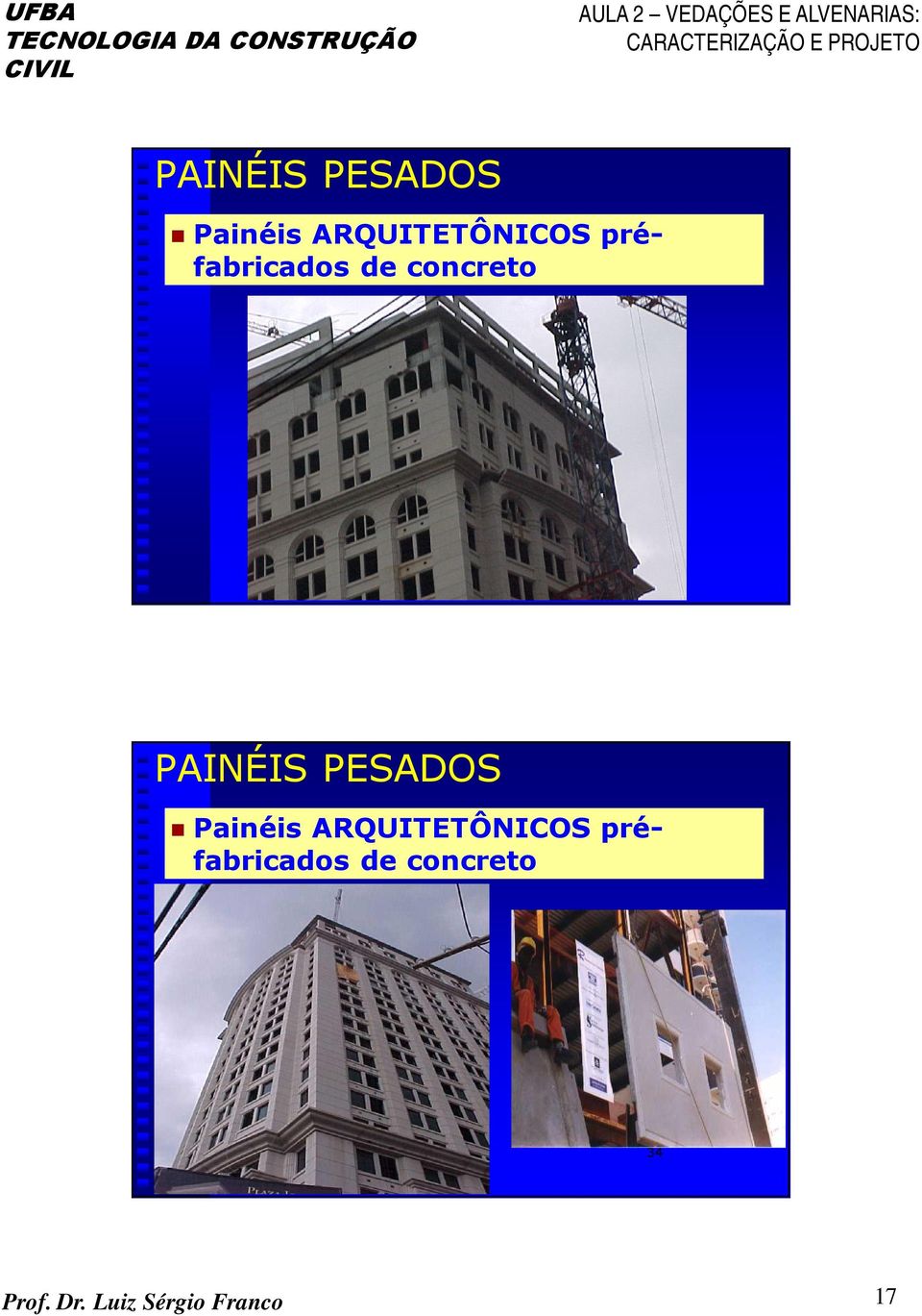 préfabricados de concreto 34 Prof. Dr.