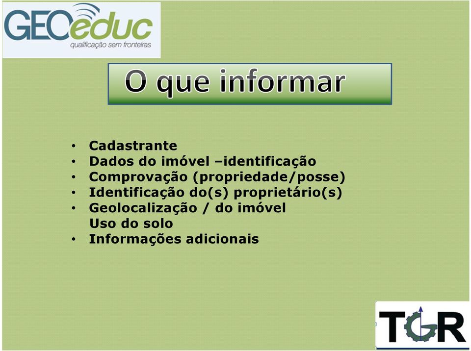 Identificação do(s) proprietário(s)