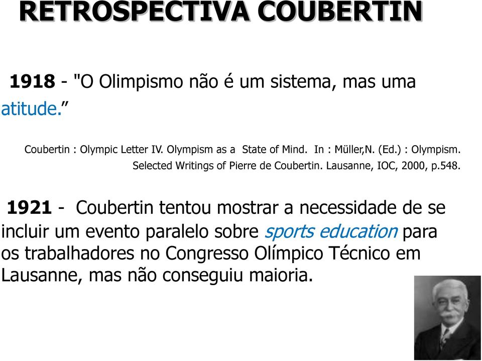 Lausanne, IOC, 2000, p.548.