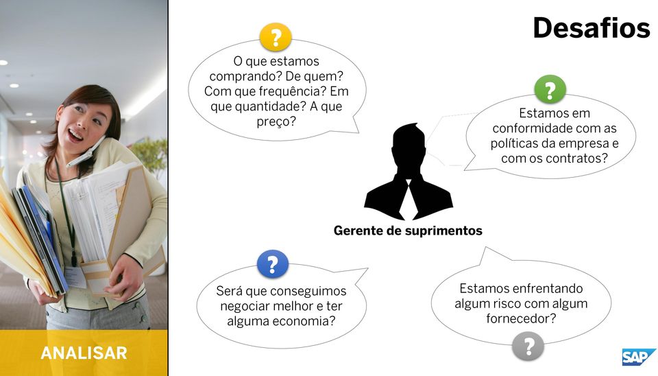 Estamos em conformidade com as políticas da empresa e com os contratos?