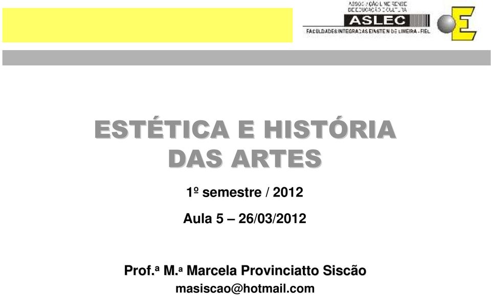 26/03/2012 Prof. a M.
