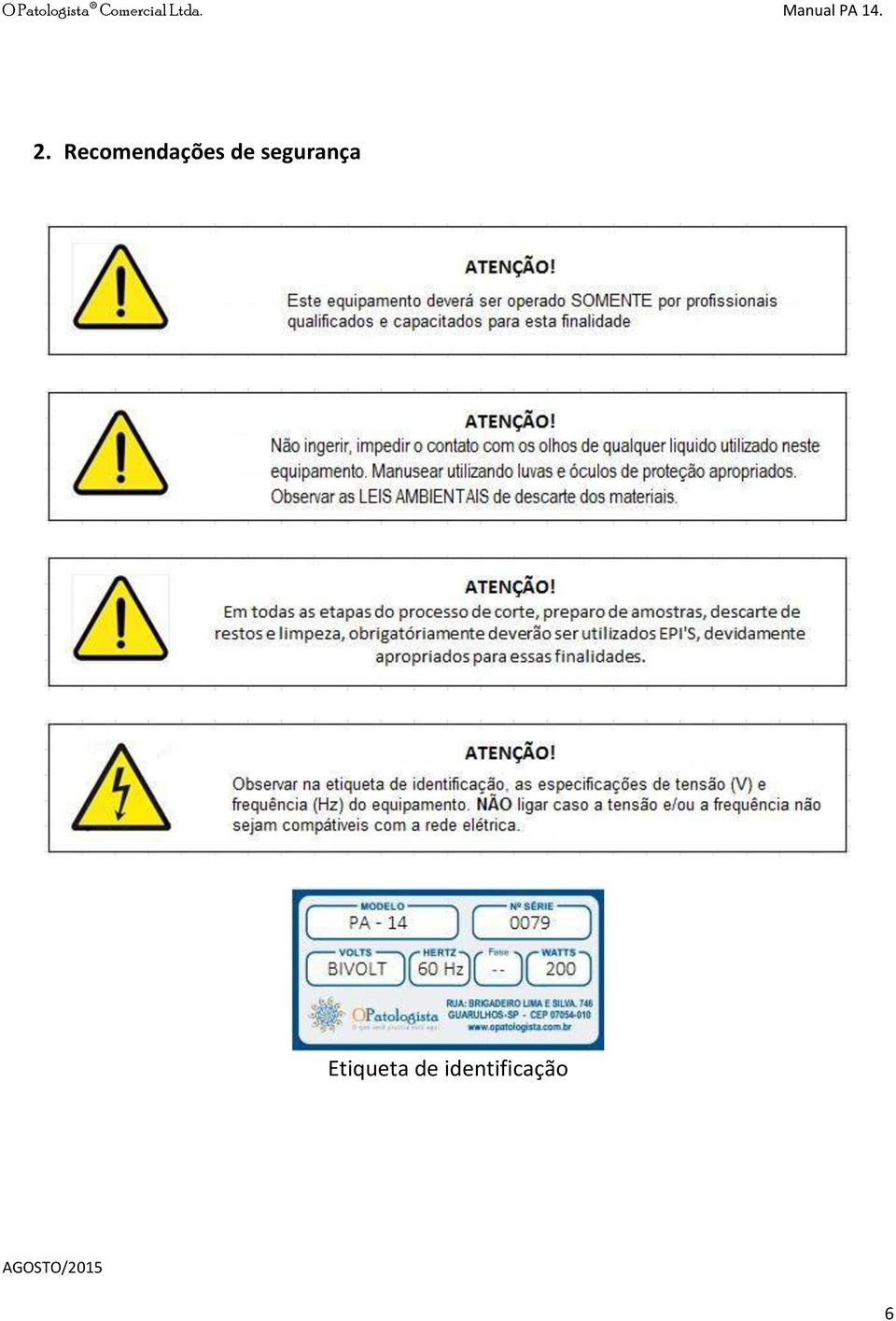 de segurança