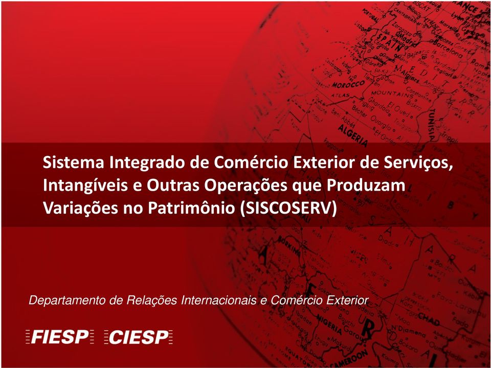 Produzam Variações no Patrimônio (SISCOSERV)