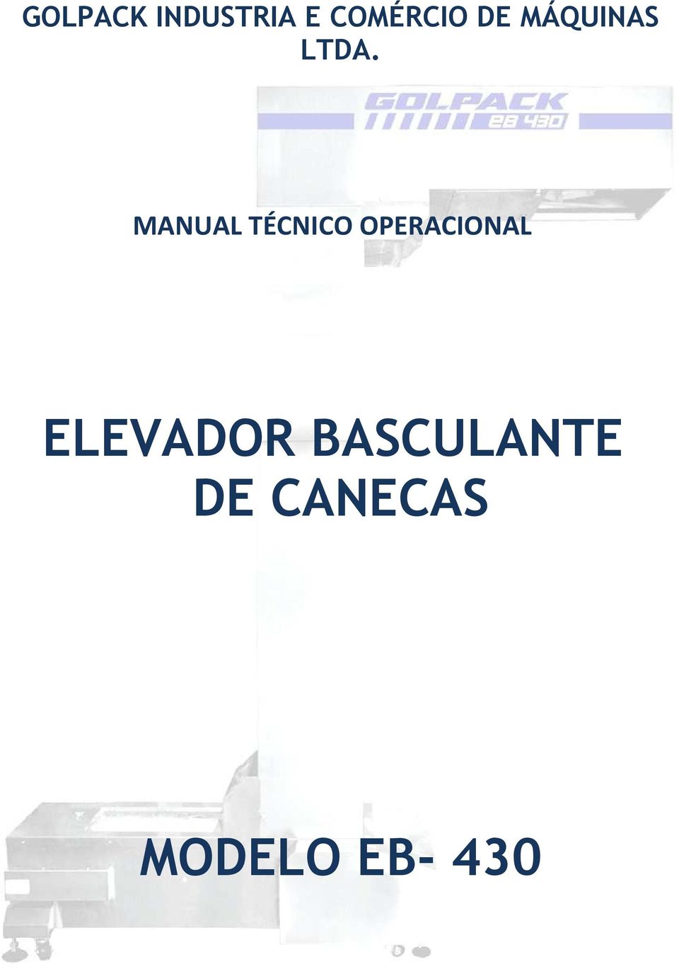 MANUAL TÉCNICO OPERACIONAL