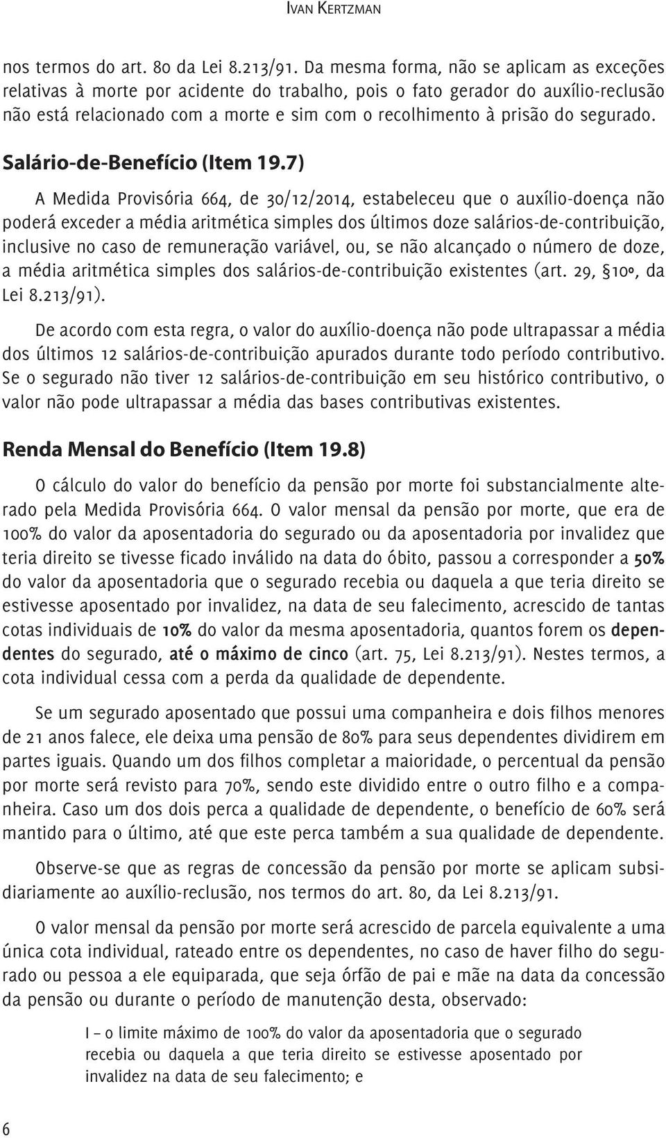 segurado. Salário-de-Benefício (Item 19.