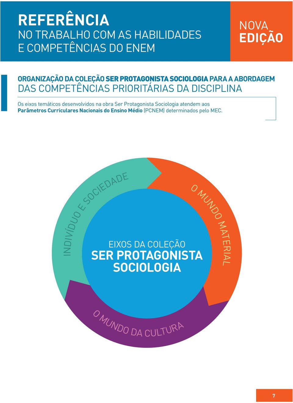 desenvolvidos na obra Ser Protagonista Sociologia atendem aos Parâmetros Curriculares Nacionais do Ensino Médio