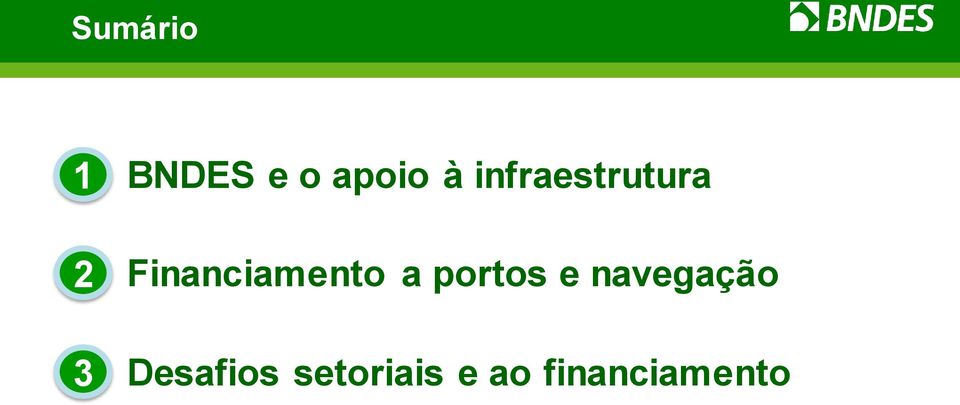 Financiamento a portos e