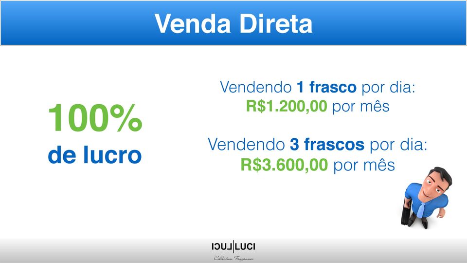 R$1.200,00 por mês Vendendo 3