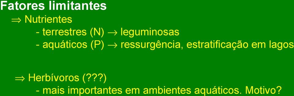 ressurgência, estratificação em lagos