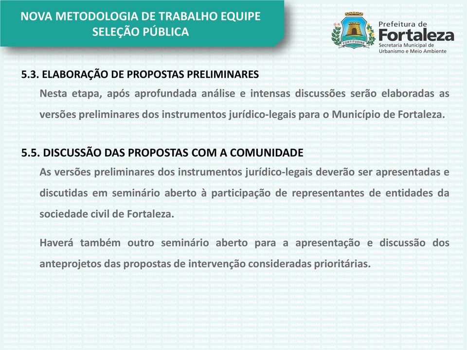 jurídico-legais para o Município de Fortaleza. 5.