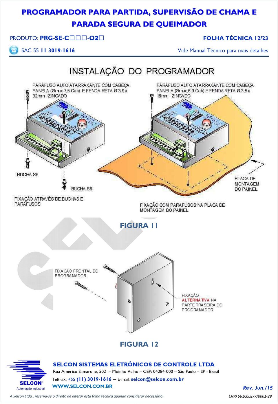 FOLHA TÉCNICA