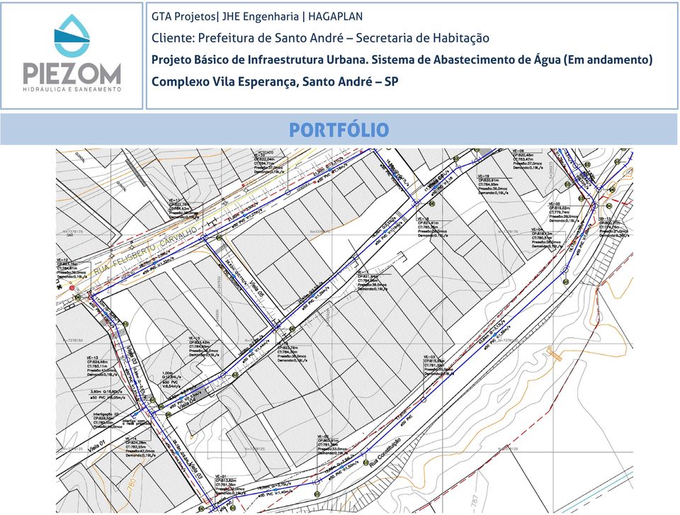 Projeto Básico de Infraestrutura Urbana.