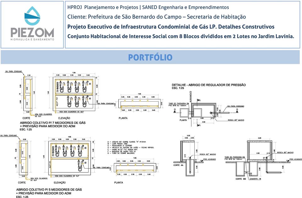 de Infraestrutura Condominial de Gás LP.