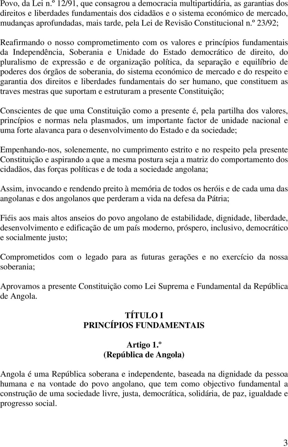 Revisão Constitucional n.