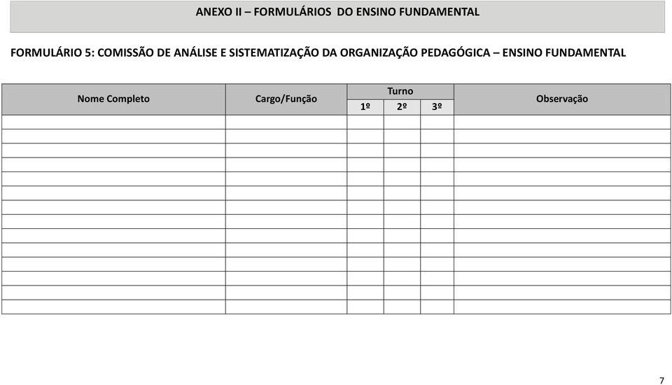 SISTEMATIZAÇÃO DA ORGANIZAÇÃO PEDAGÓGICA ENSINO