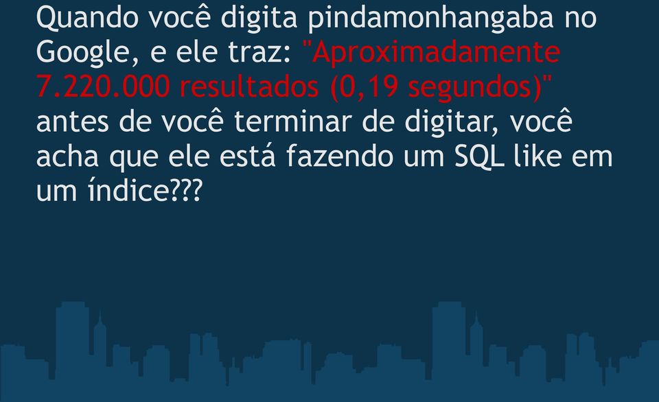 000 resultados (0,19 segundos)" antes de você