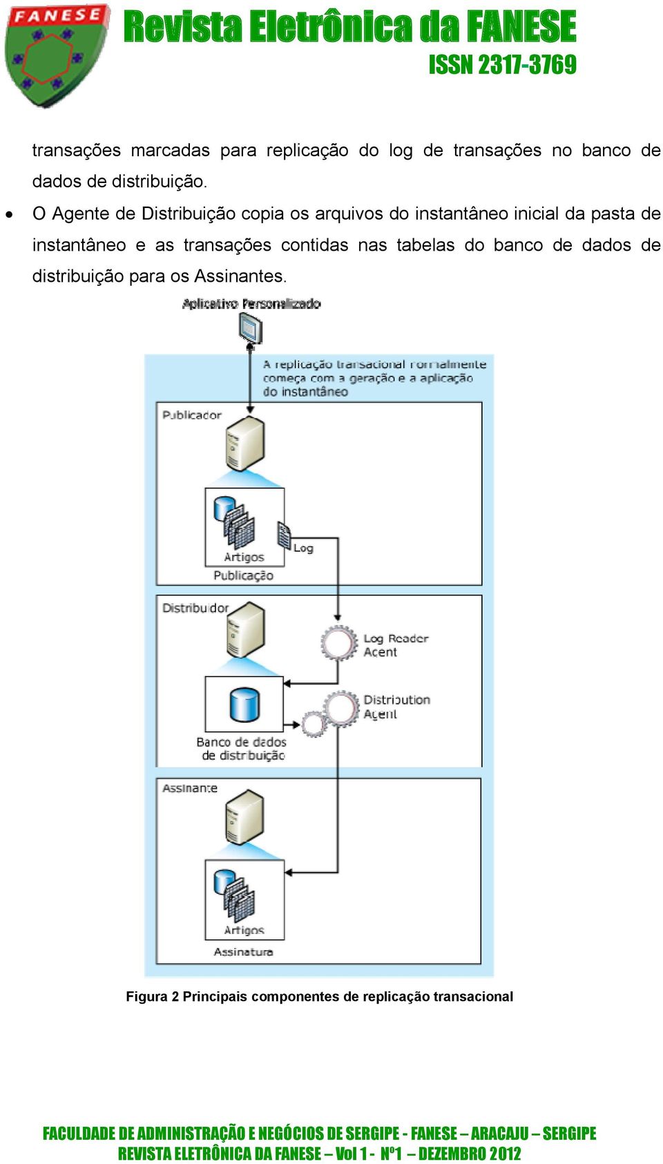 O Agente de Distribuição copia os arquivos do instantâneo inicial da pasta de