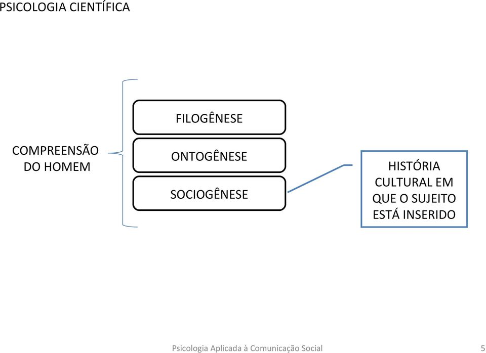 HISTÓRIA CULTURAL EM QUE O SUJEITO ESTÁ