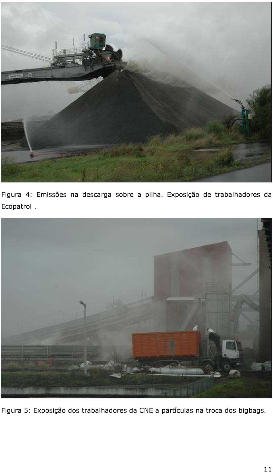 Exposição de trabalhadores da Ecopatrol.