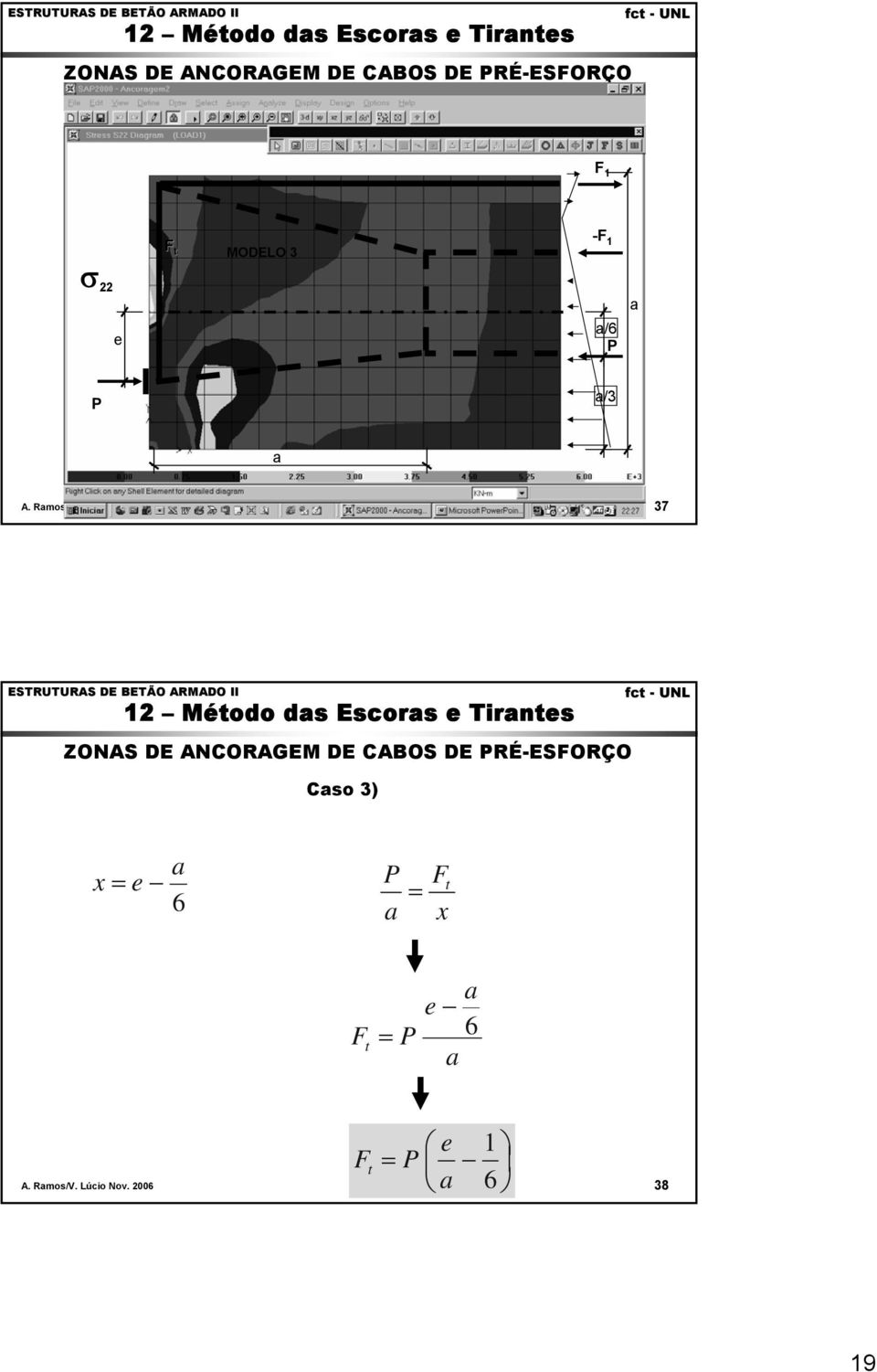 3) x = e a 6 P a = Ft x a e F