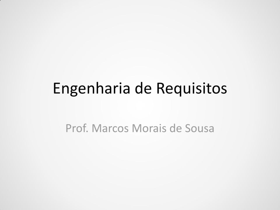 Prof. Marcos