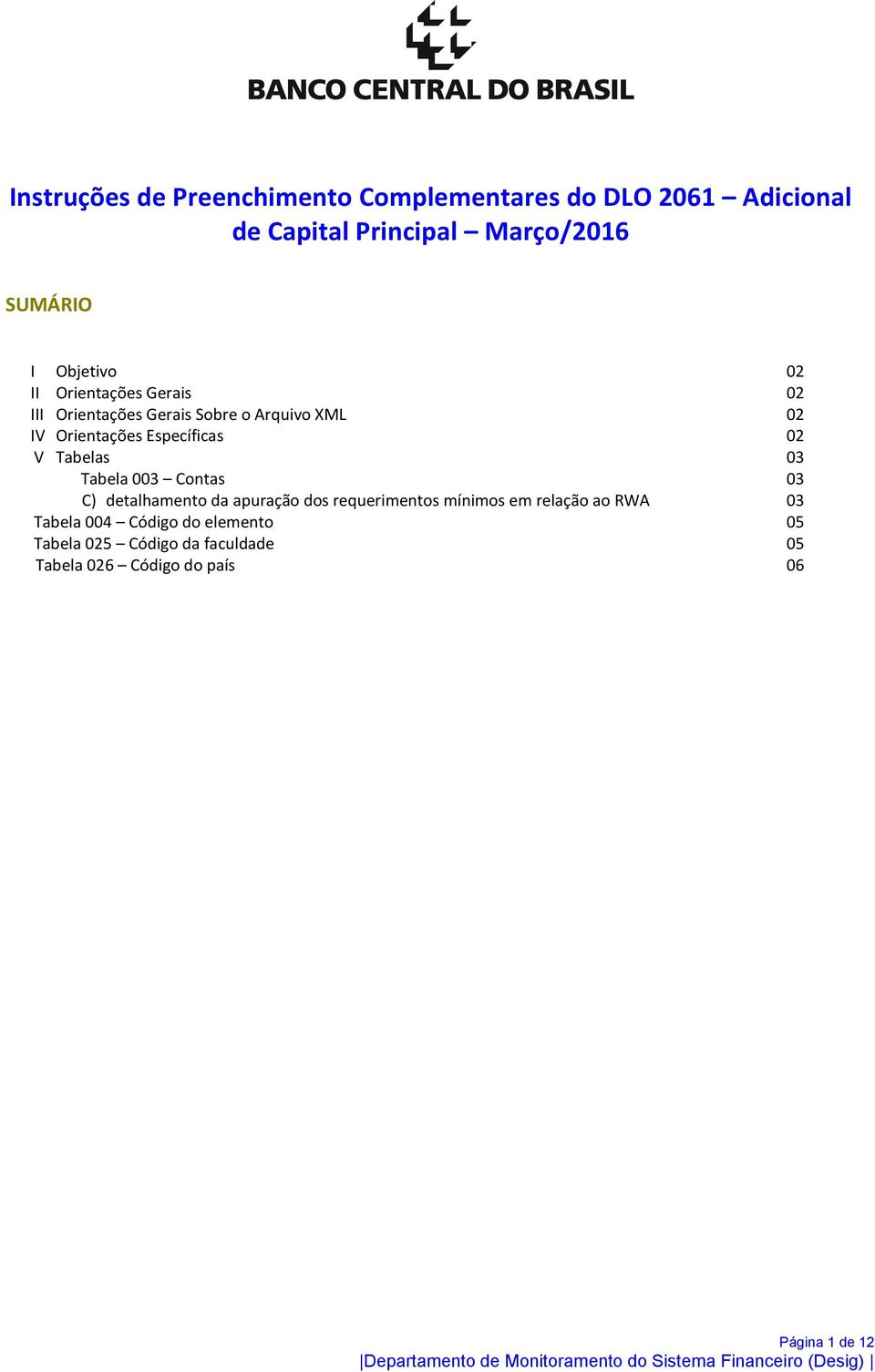 02 V Tabelas 03 Tabela 003 Contas 03 C) detalhamento da apuração dos requerimentos mínimos em relação ao RWA