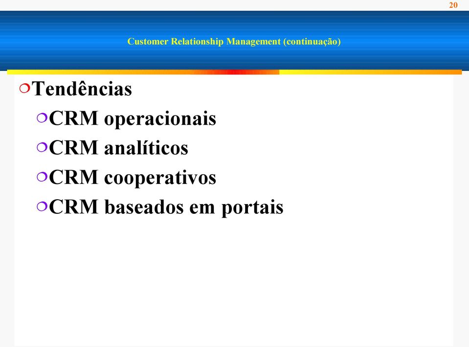 analíticos CRM