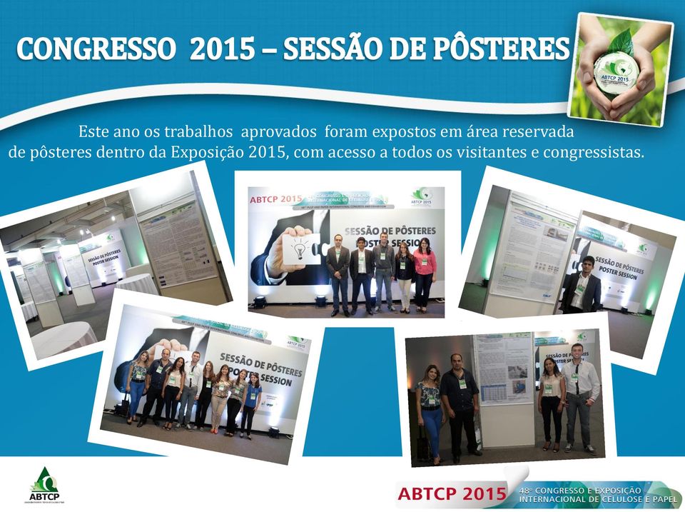 pôsteres dentro da Exposição 2015,