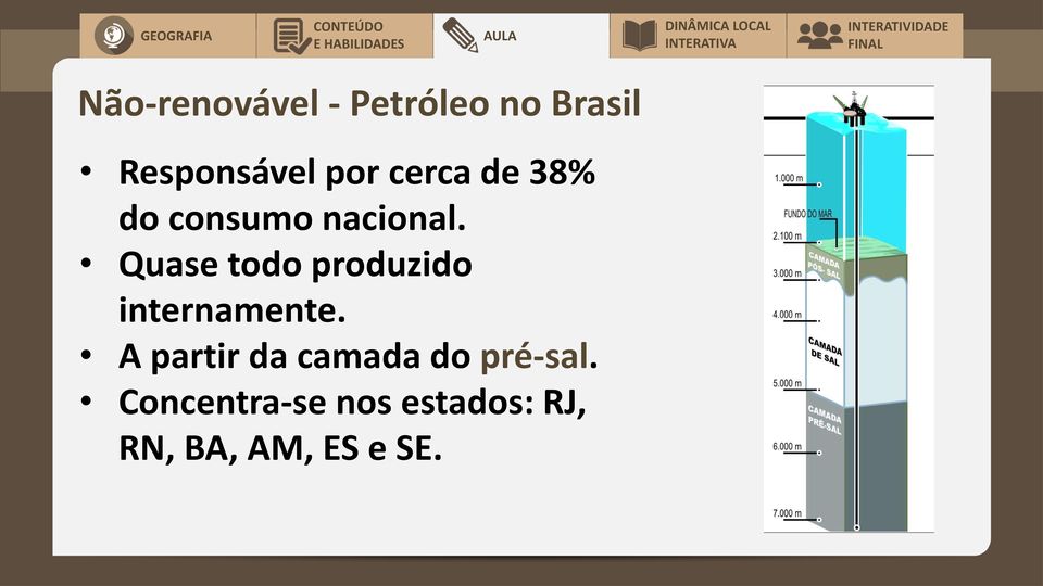 Quase todo produzido internamente.