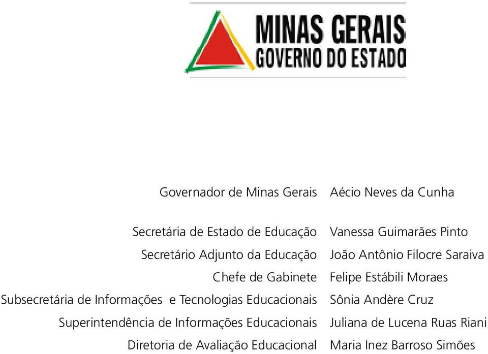 Informações Educacionais Diretoria de Avaliação Educacional Vanessa Guimarães Pinto João Antônio
