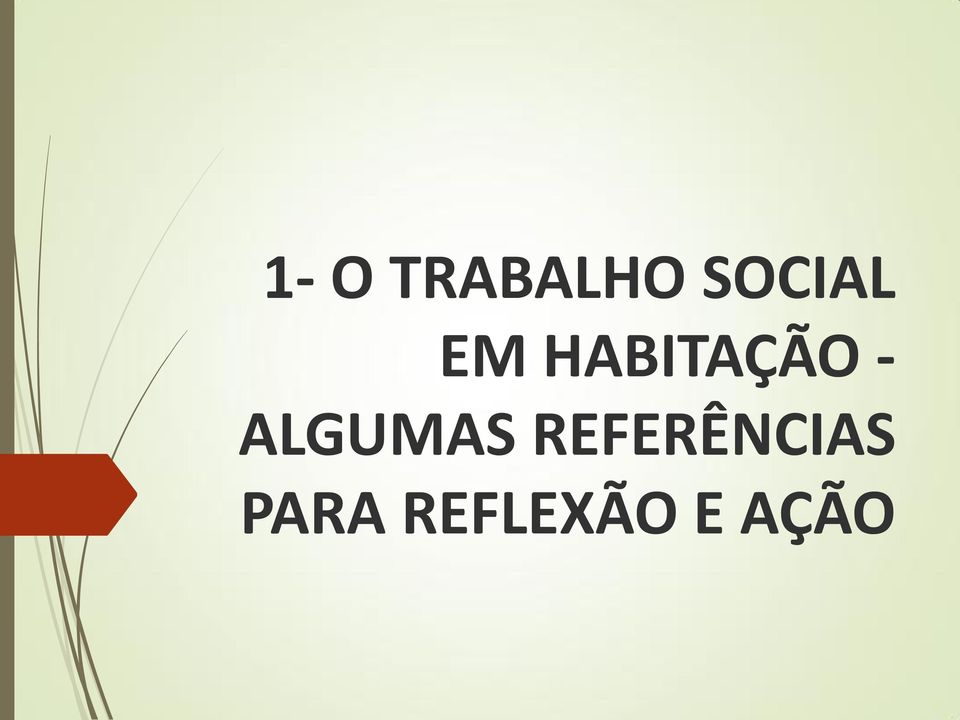 HABITAÇÃO -