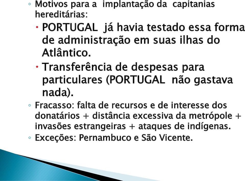 Transferência de despesas para particulares (PORTUGAL não gastava nada).